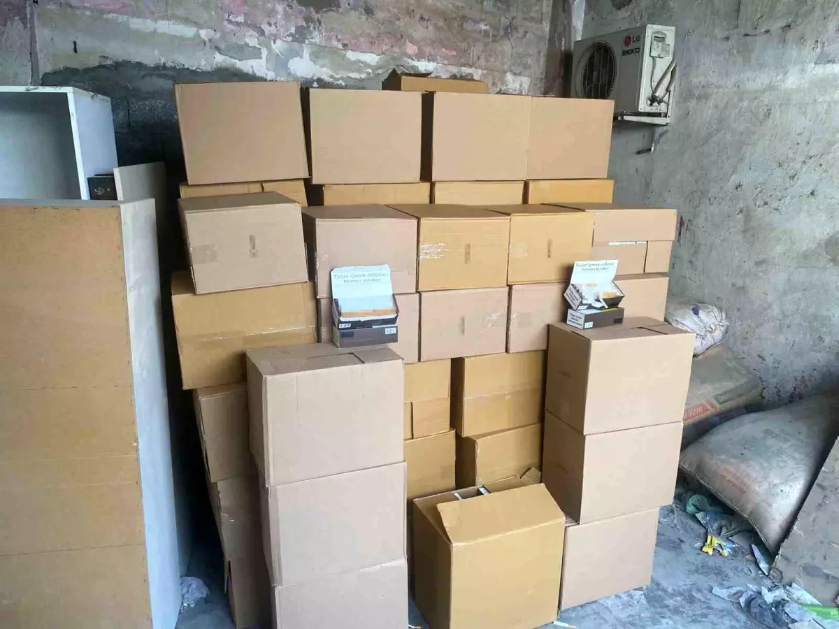 Adana’da 2,8 Milyon Gümrük Kaçağı Makaron Ele Geçirildi