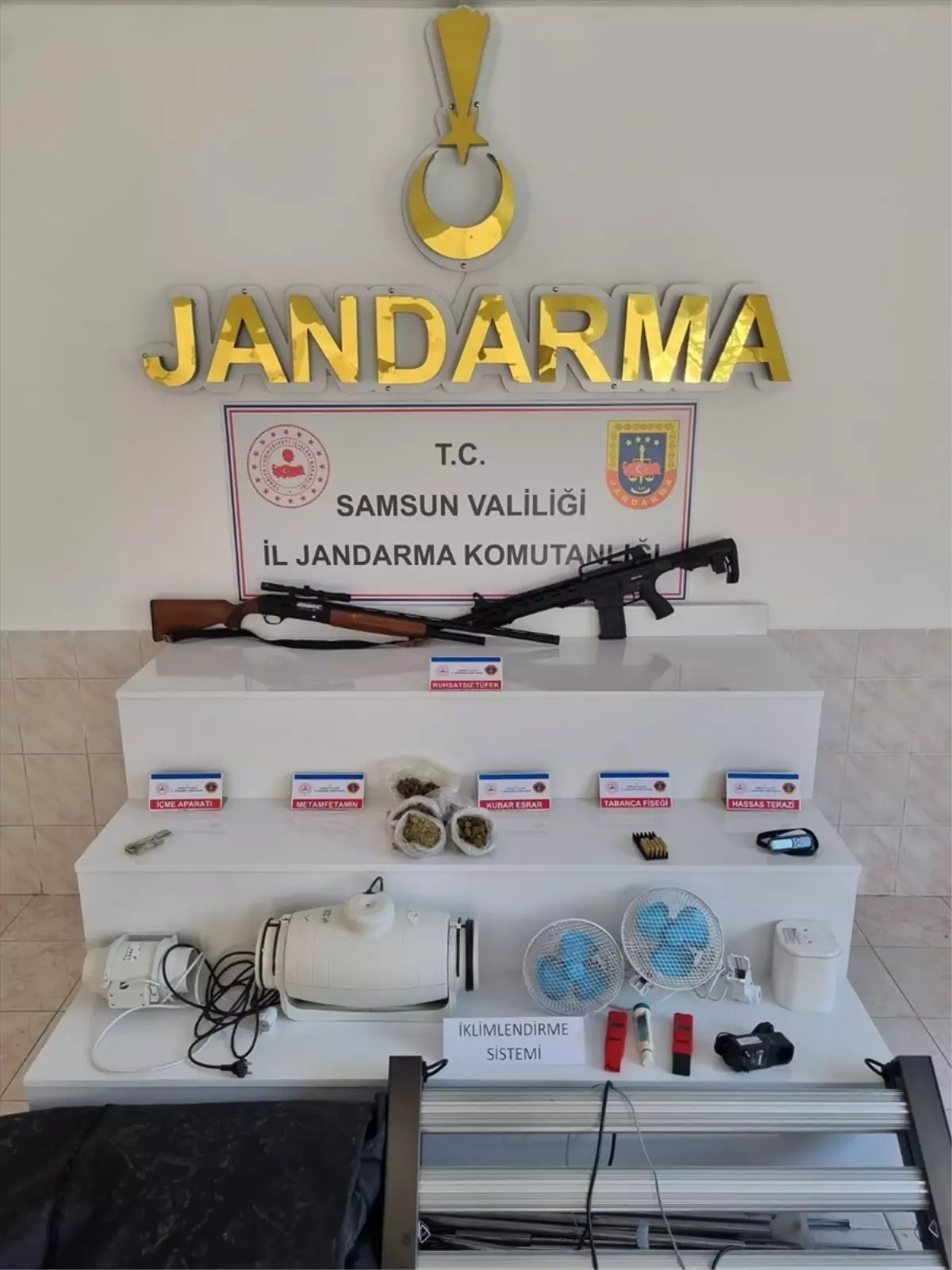 Bafra’da Uyuşturucu Operasyonu