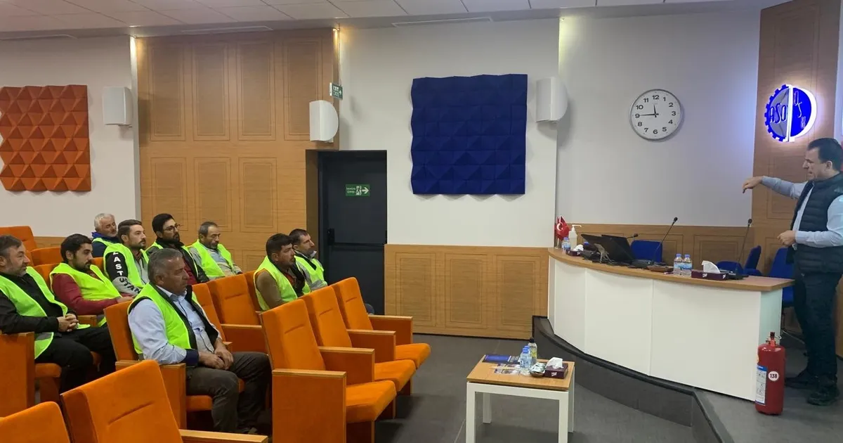 Çevre Yapı Arıtma’da iş güvenliği eğitimi