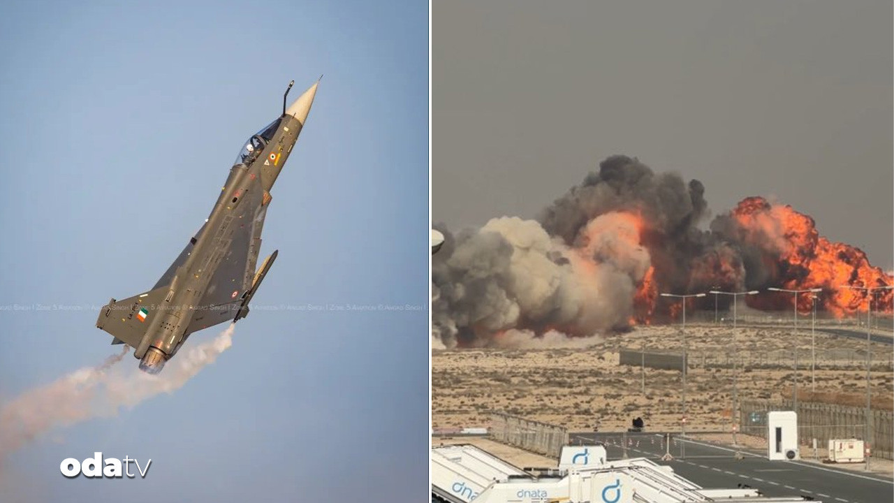 Dubai’de bir savaş uçağı yere çakıldı