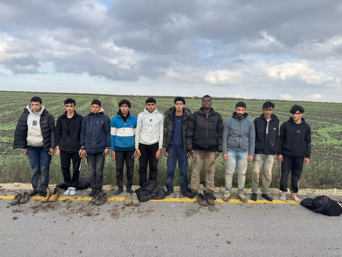 Edirne’de 10 Kaçak Göçmen Yakalandı