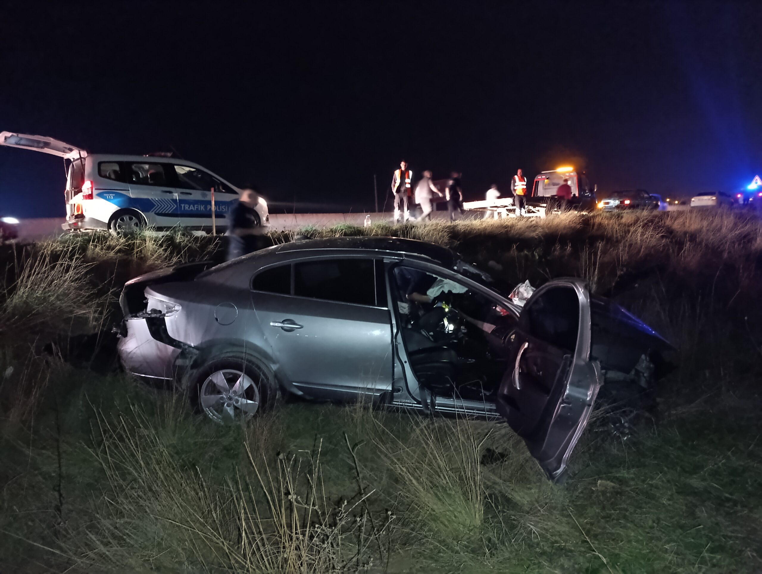 Tekirdağ’da otomobil şarampole devrildi: 1 ölü