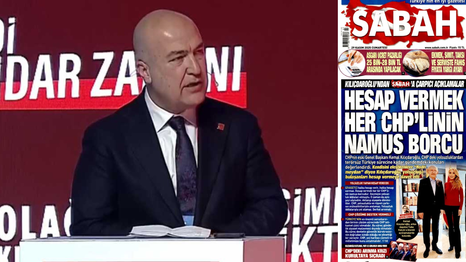 CHP’li Murat Bakan’dan Kılıçdaroğlu’nun röportajına tepki: Kendisini kurultayda görmek isterdik, Sabah gazetesinde değil
