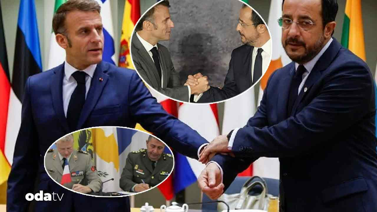 Güney Kıbrıs’ta İsrail’in ardından Fransa: Paris’te imzalar atıldı, Macron Türkiye’yi tehdit etti