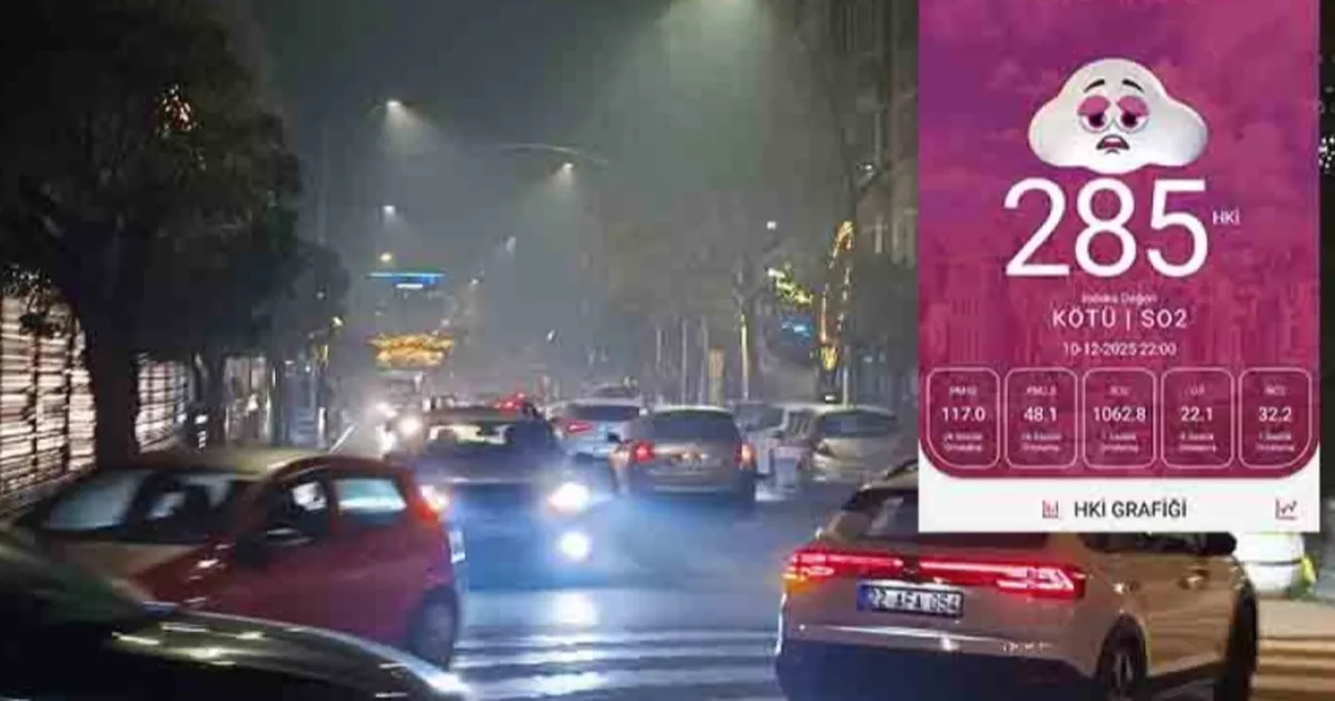 Keşan’da hava kirliliği alarm verdi! Partikül madde seviyesi 285’e ulaştı