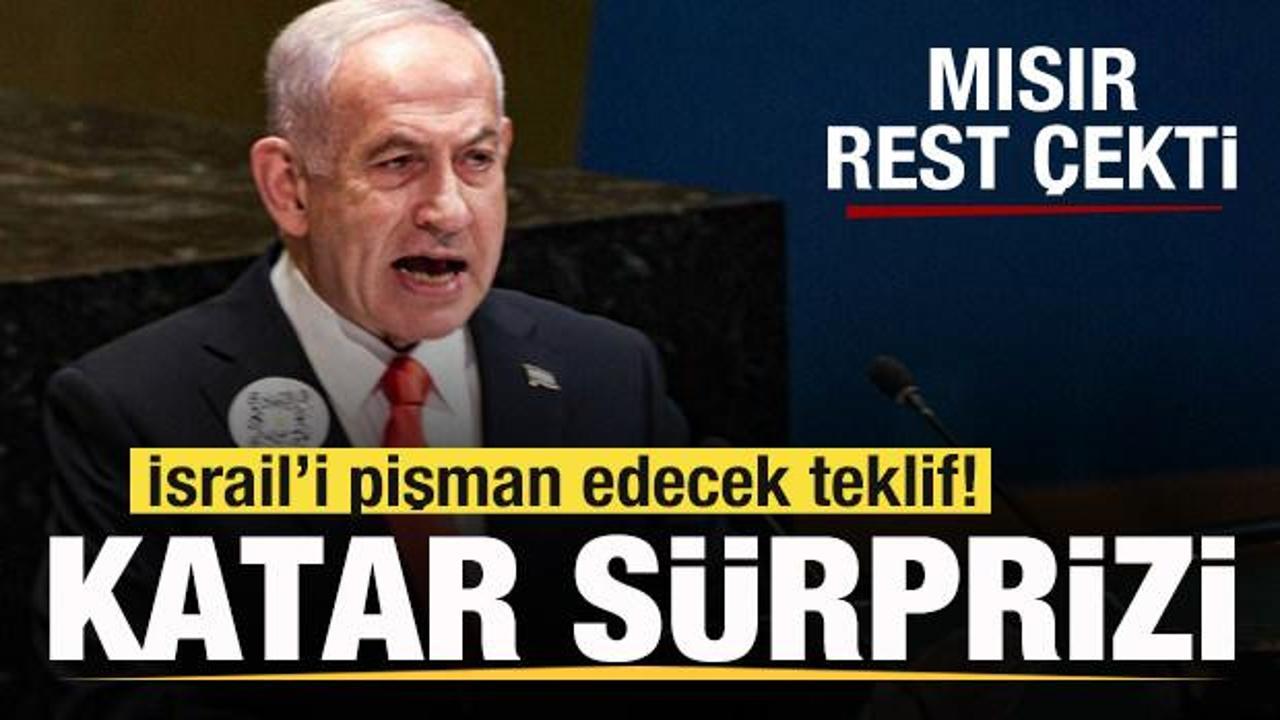Mısır resti çekti! İsrail’e Katar şoku! Pişman edecek teklif ortaya çıktı