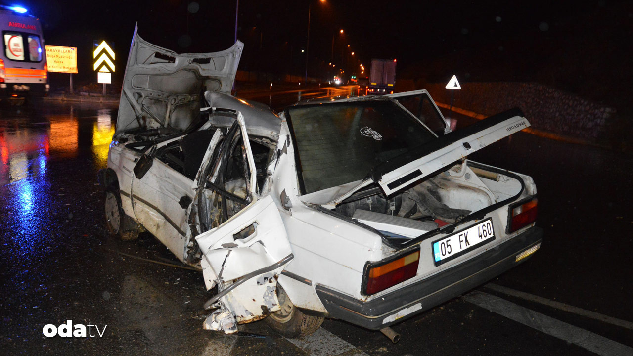 Samsun’da feci kaza